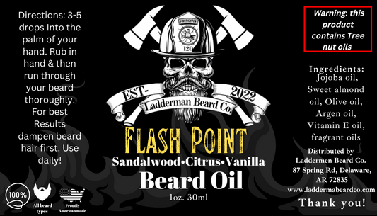 Flash point Beard Oil