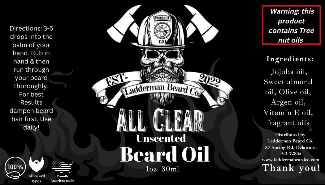 All Clear Beard Oil